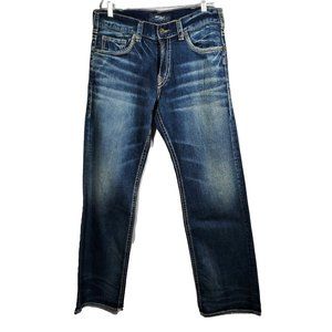 SILVER IS THE BRAND JEANS MAN SIZE W34-JEANS DE HOMBR E COLOR AZUL TALLA 34